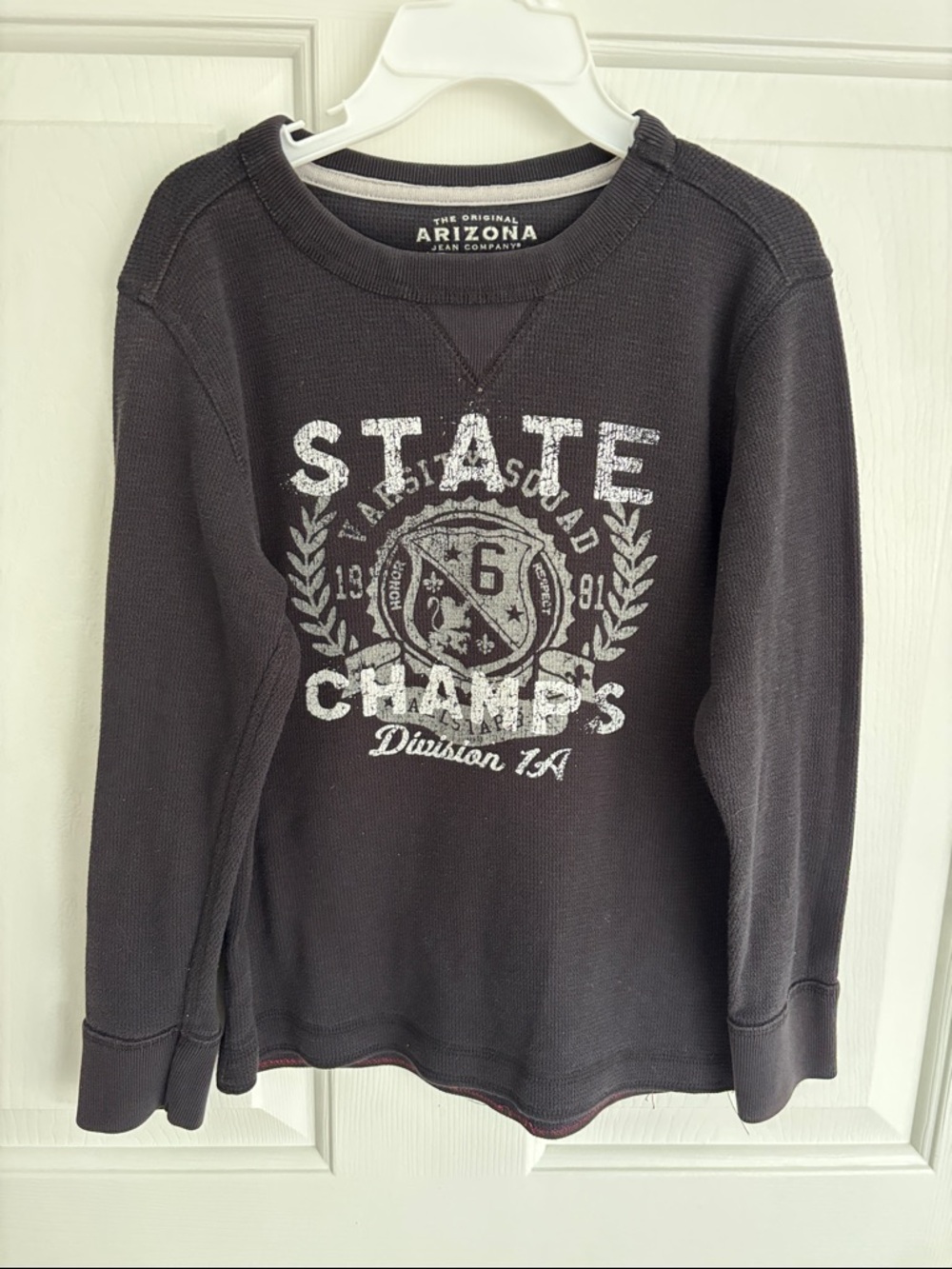 Arizona Jean Company Charcoal 'State Champs' Crewneck Sweatshirt